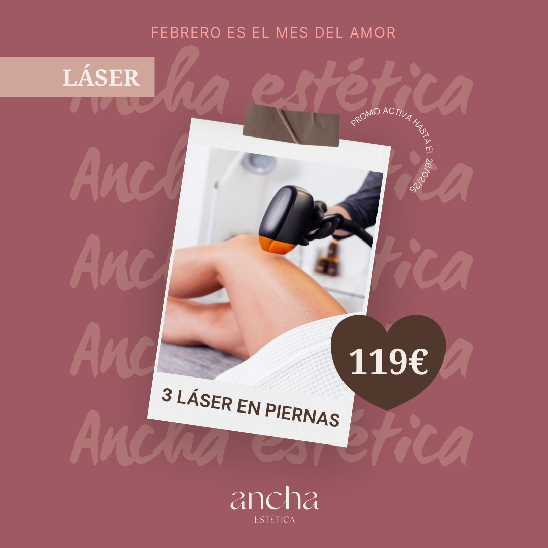 3 LÁSER EN PIERNAS ANCHA ESTETICA CADIZ