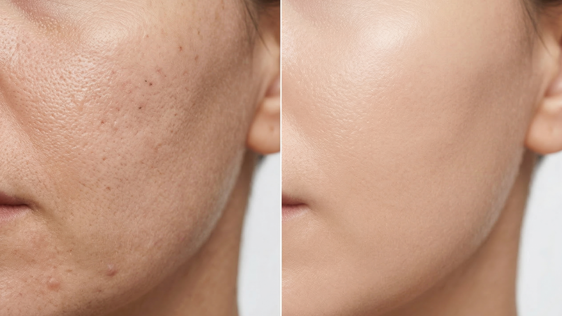 Imagen de una mujer con Dermapen facial Ancha Estética Cádiz