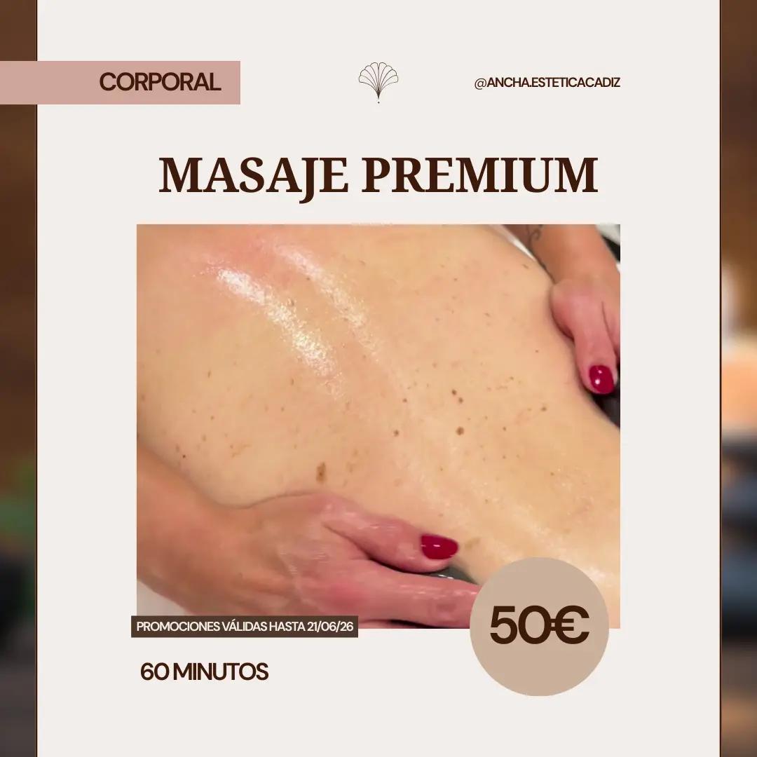 Masaje premium 60 minutos