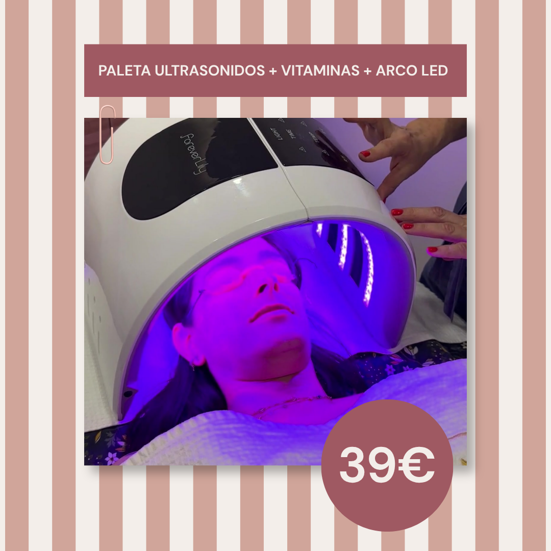 PALETA ULTRASONIDOS + VITAMINAS + ARCO LED