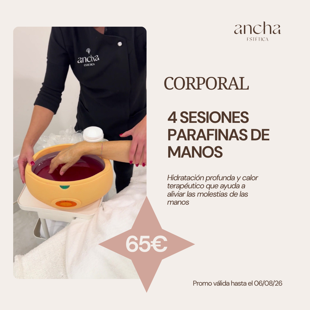4 PARAFINAS DE MANOS
