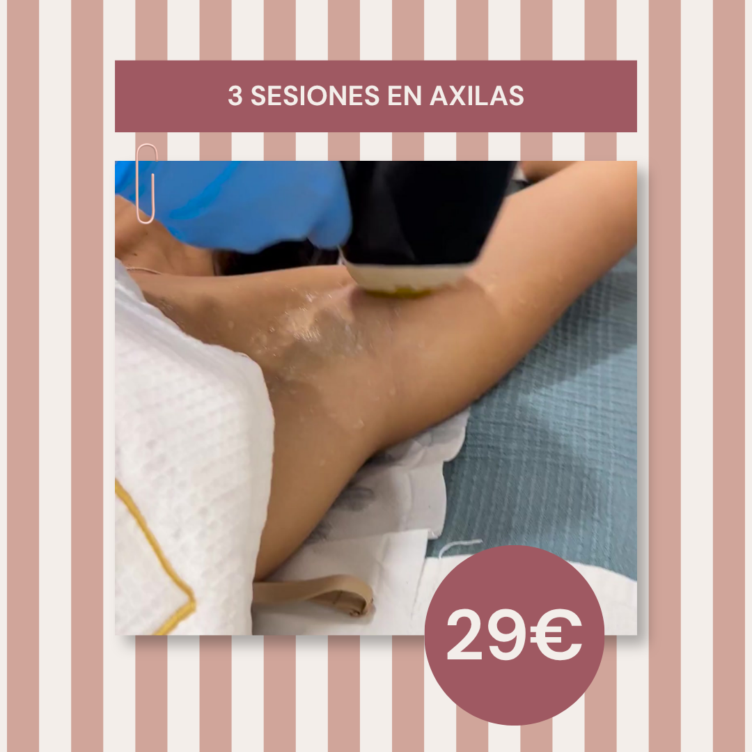 3 SESIONES EN AXILAS
