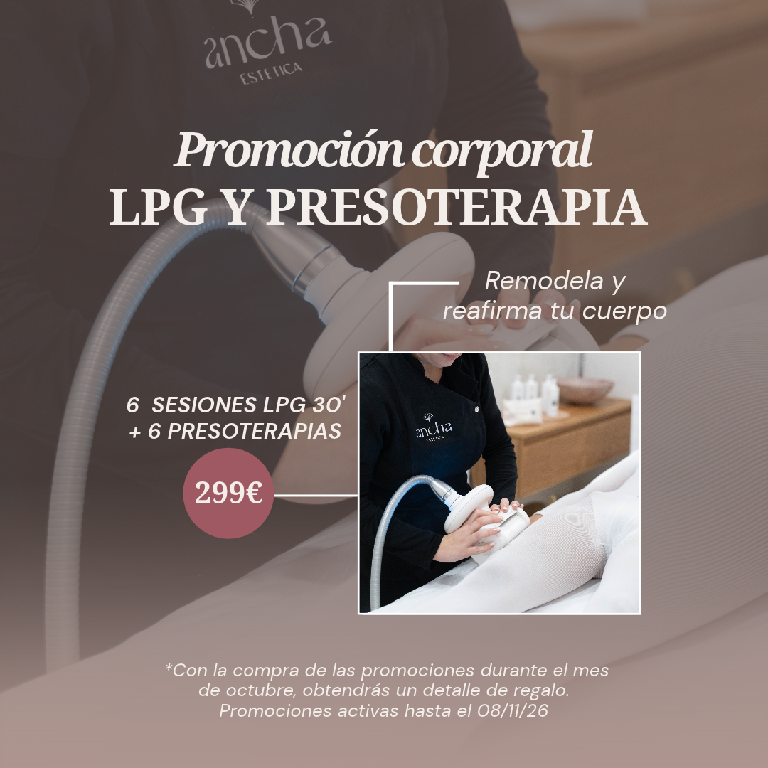 6 SESIONES LPG 30' + 6 PRESOTERAPIAS